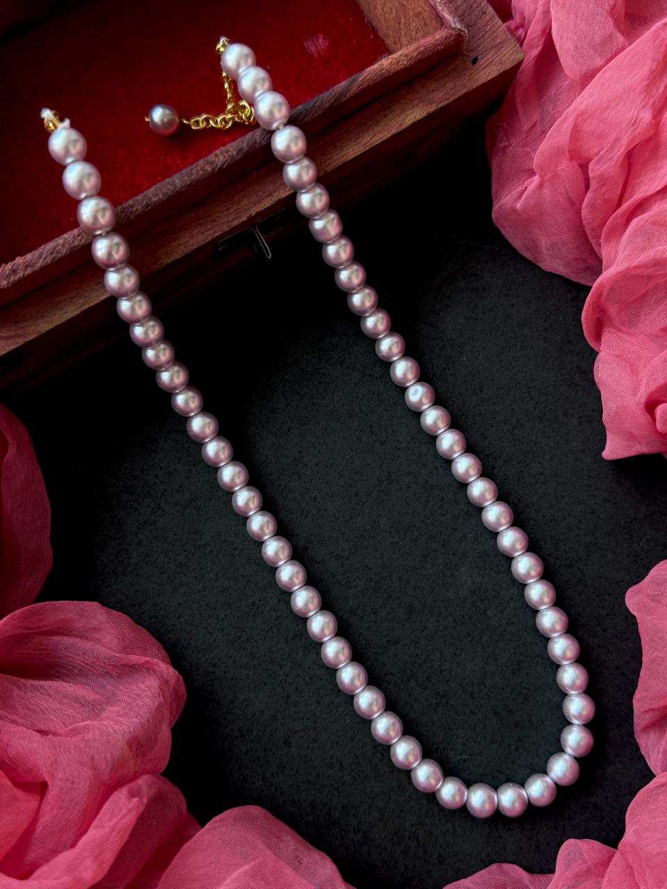 Glass Pearl (8 mm) Single Layer Mala