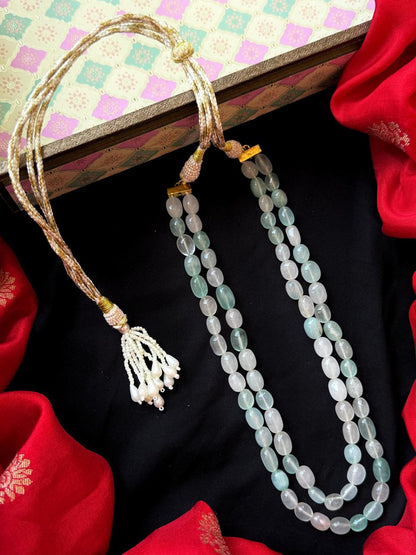 Stone Beads Double Layered Mala