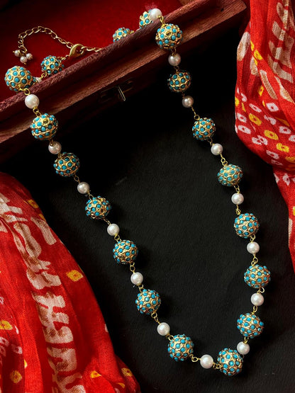 Trendy Ball Golden Necklace