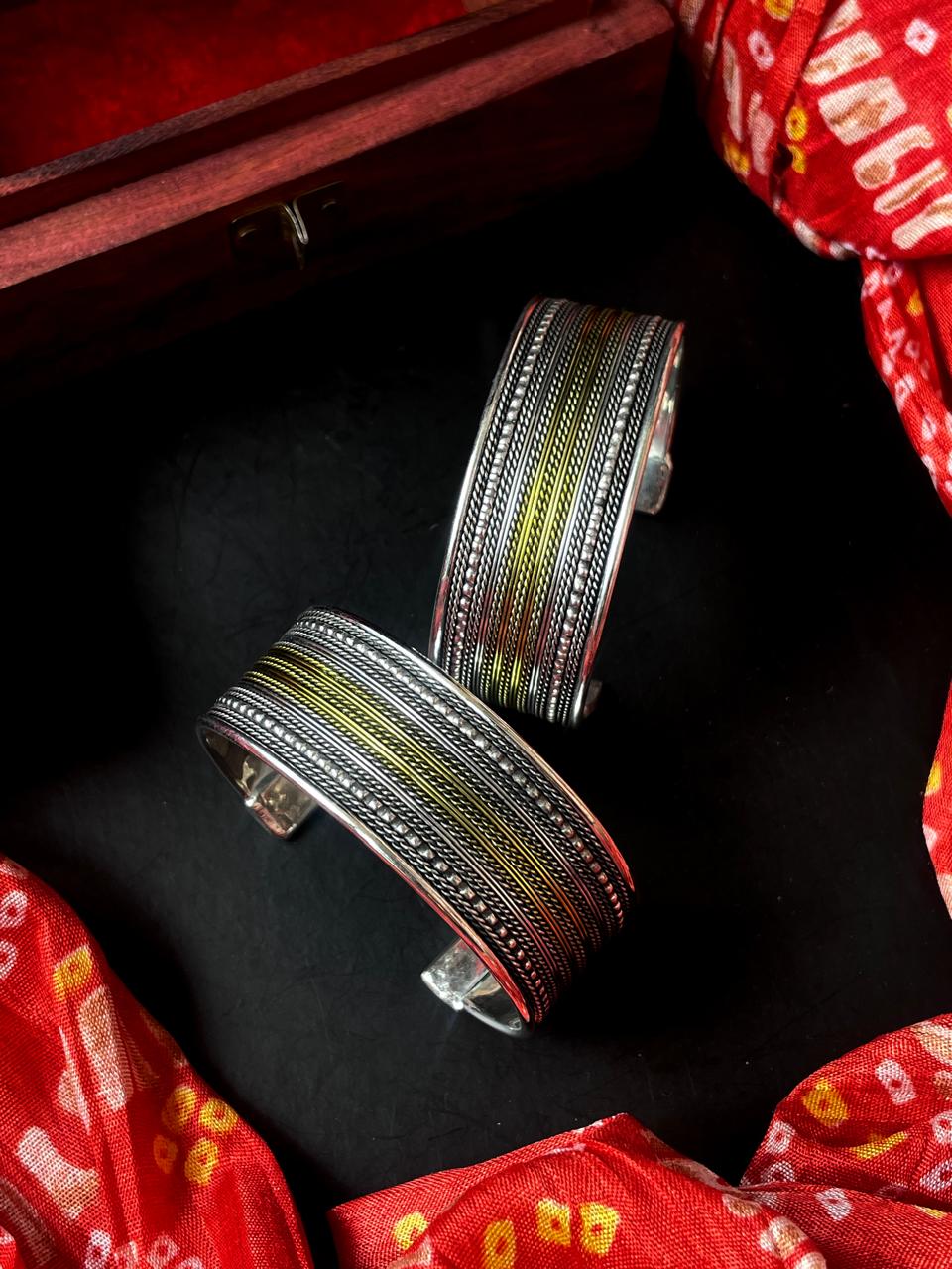 Dual Tone Openable Kada set