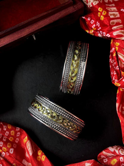 Dual Tone Openable Kada set