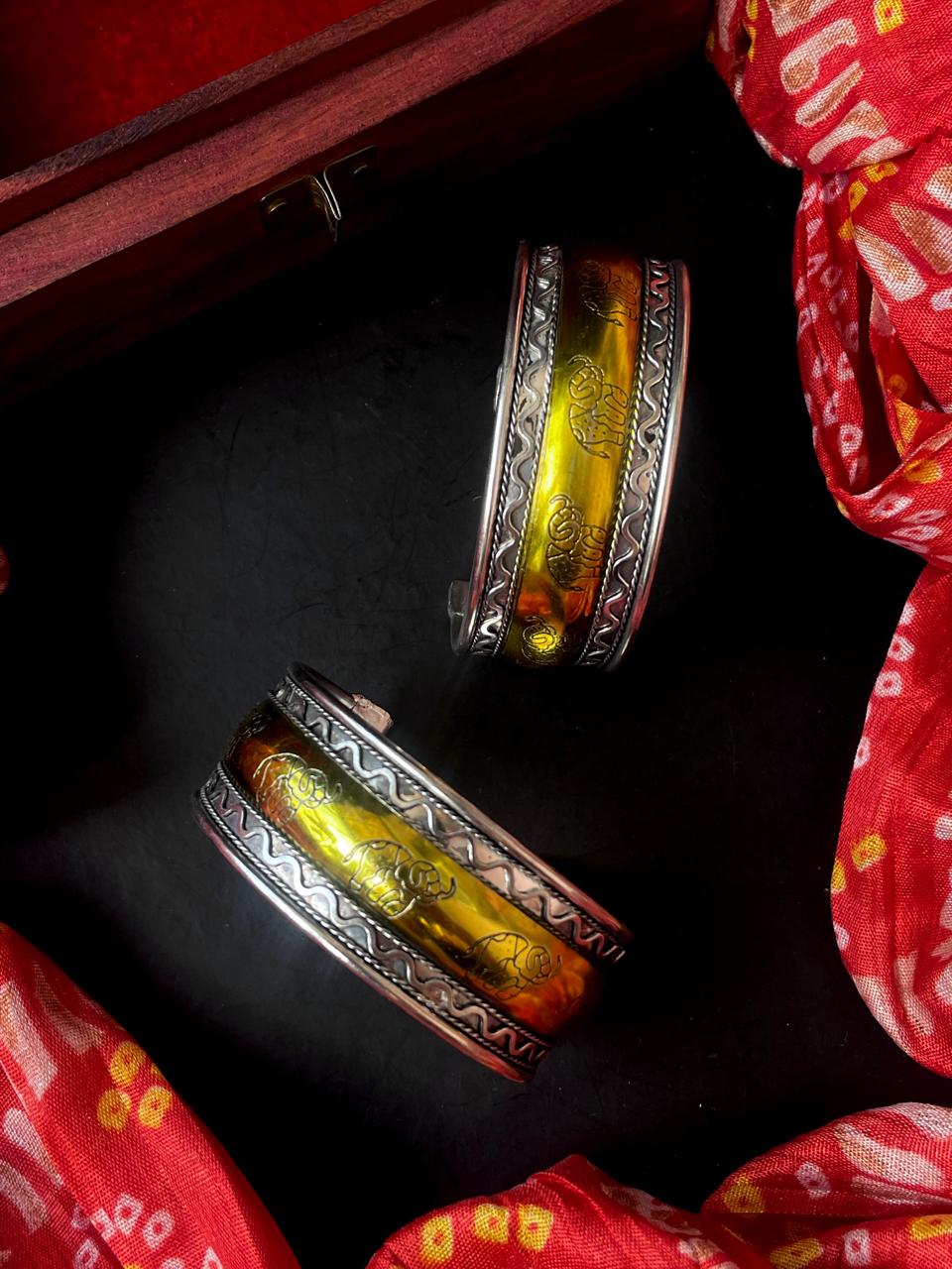 Dual Tone Openable Kada set