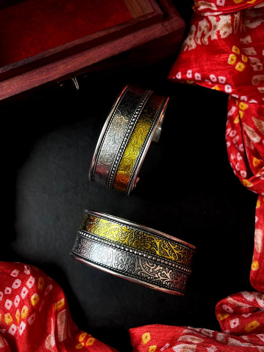 Dual Tone Openable Kada set