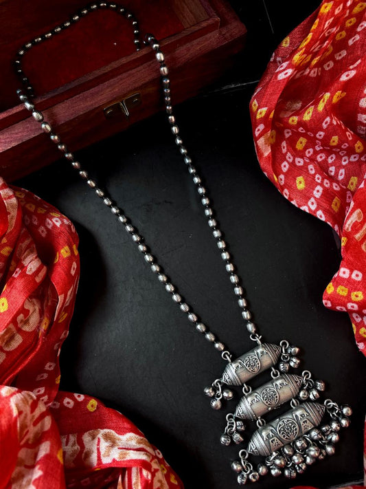 Oxidized Partywear long Necklace