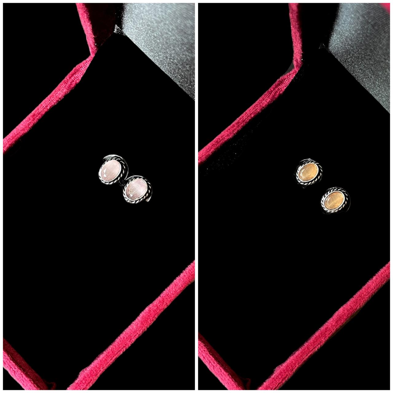 Monalisa Stone Stud Earring (Pair of 2 sets)