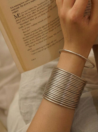 Plain Oxidized Bangles (Set of 20 bangles)