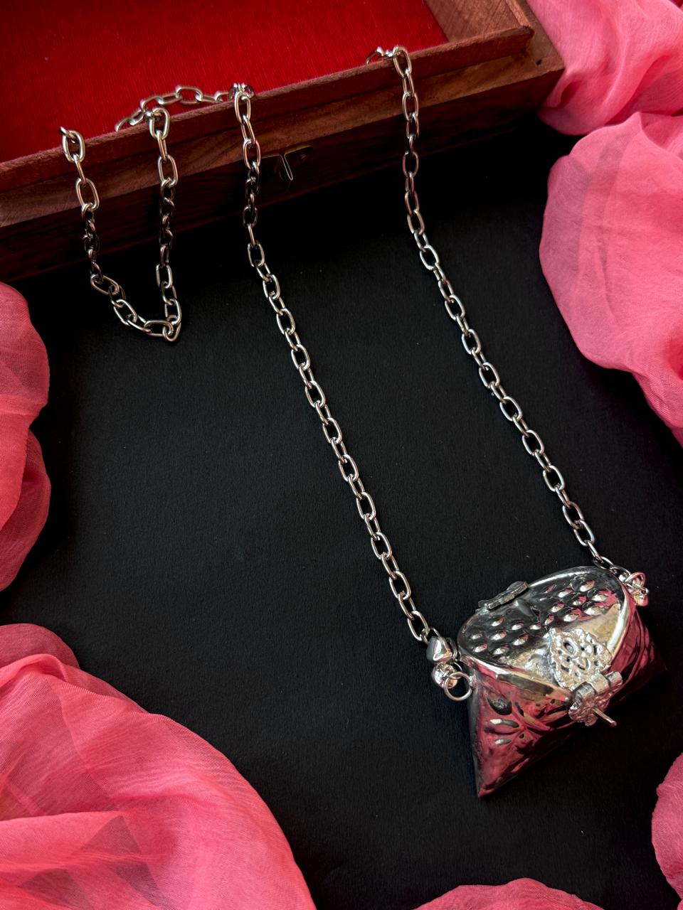 Silver Replica Trendy Coin Pouch