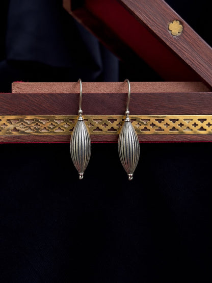 Oxidized Antique Look Earring