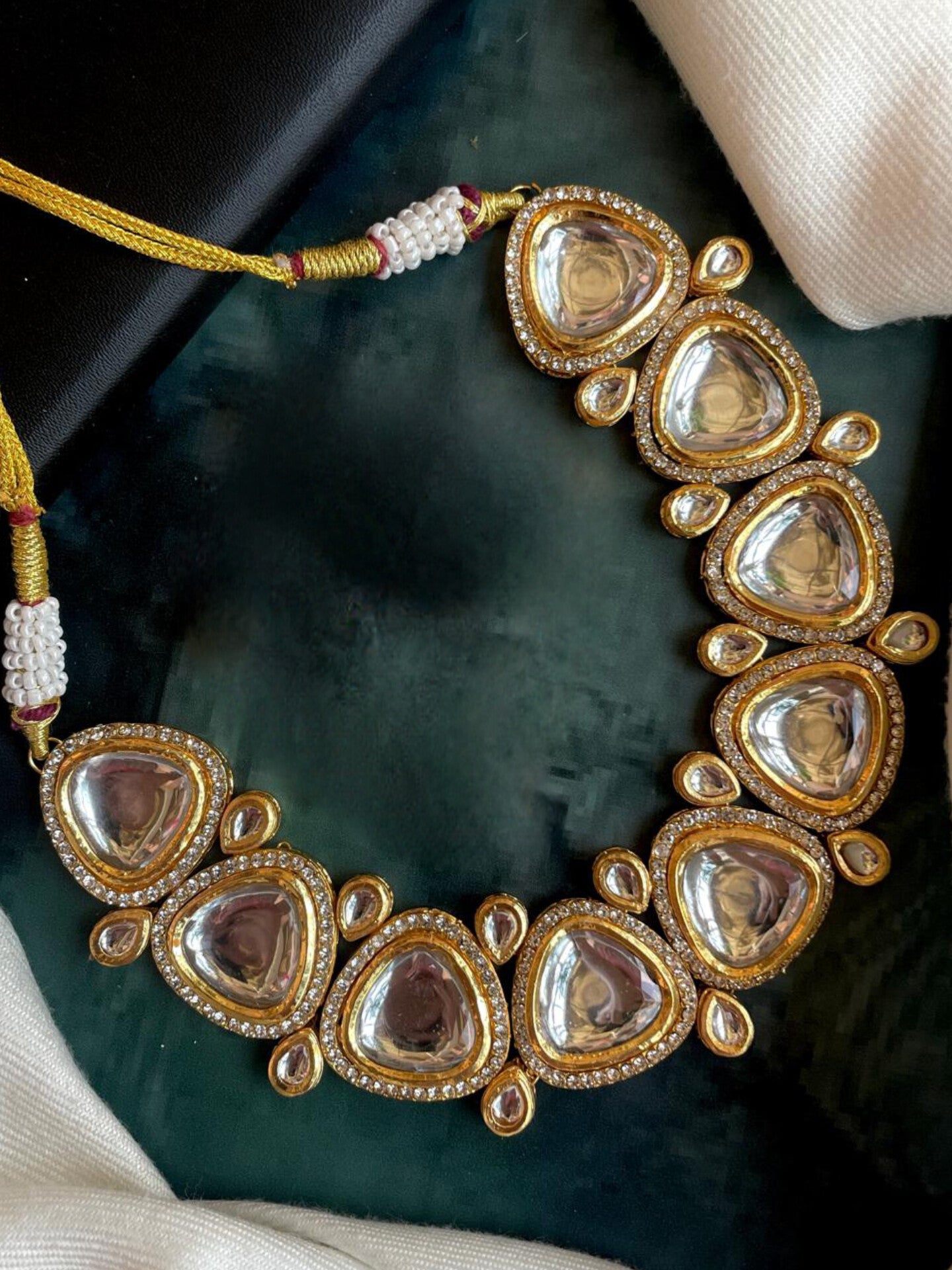 Kundan Heavy Partywear Choker Necklace