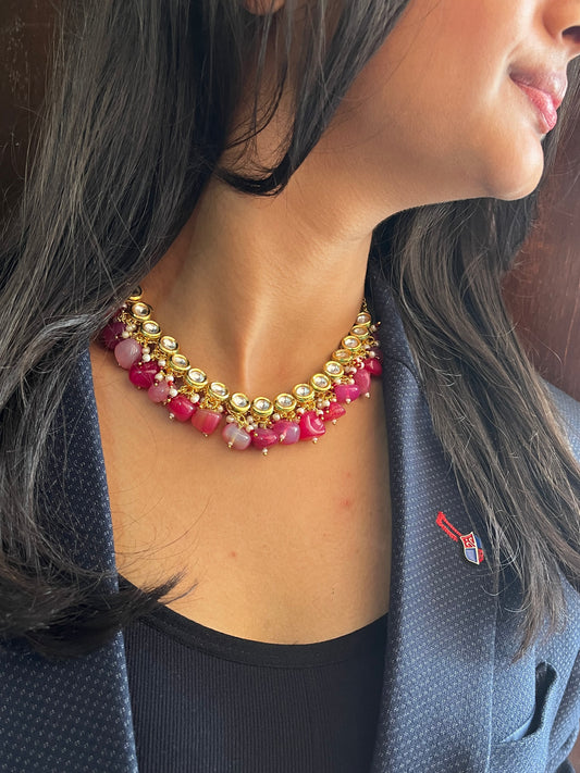 Kundan with Stone Choker Necklace