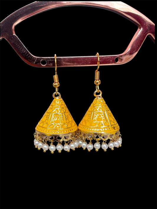 Meenakari Conical Trendy Casual wear Earring