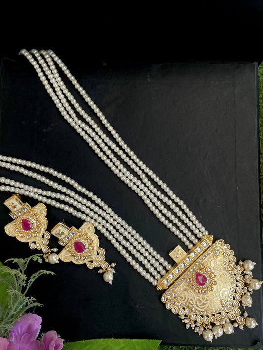 Meenakari Necklace with Earring set