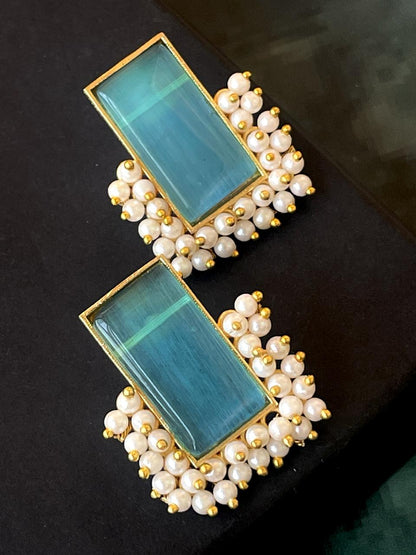 Monalisa Stone Beaded Stud Earring