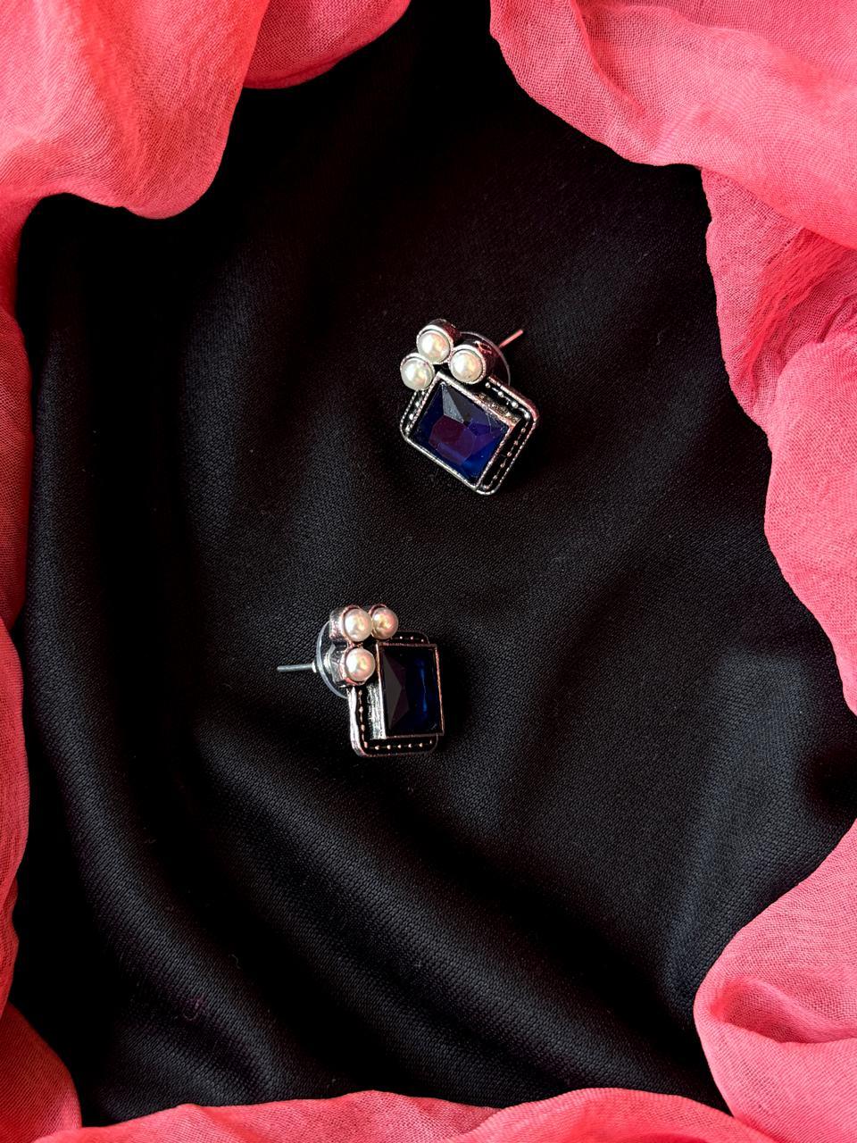 Monalisa Stone Square Stud Earring