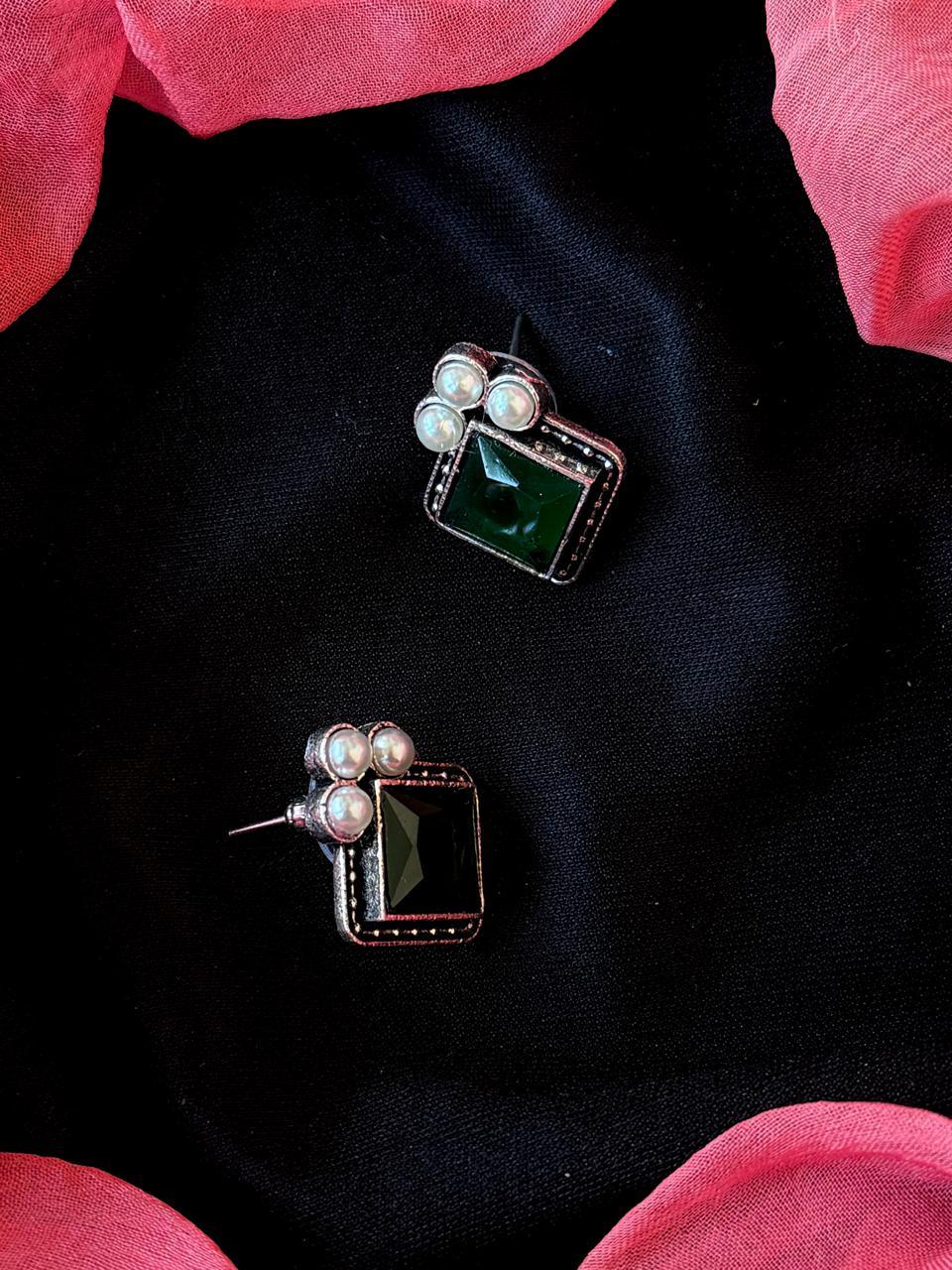 Monalisa Stone Square Stud Earring