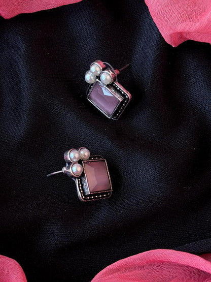 Monalisa Stone Square Stud Earring