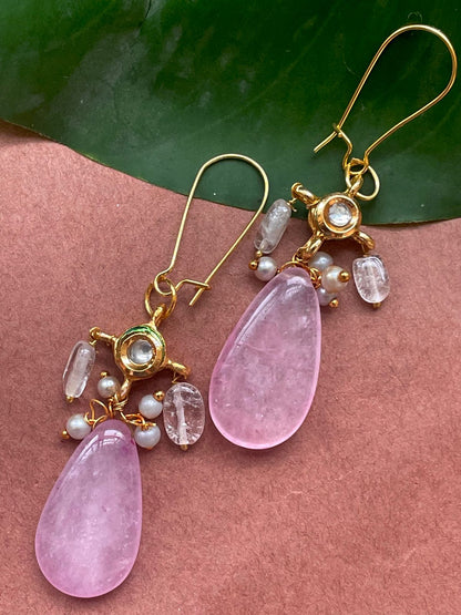 Natural Semi Precious Stone Earring