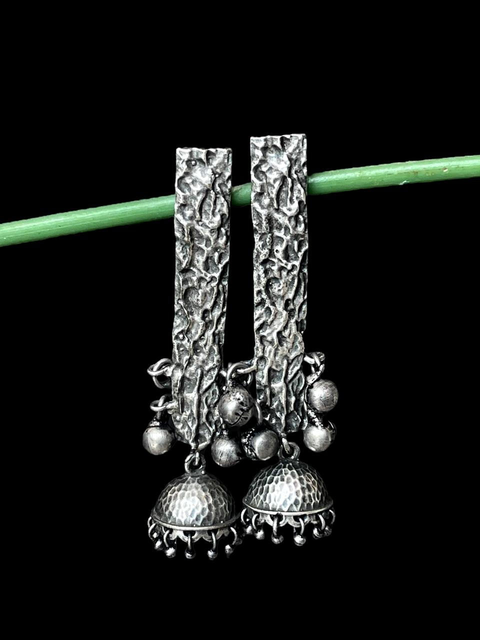 Oxidized Antique look Earring