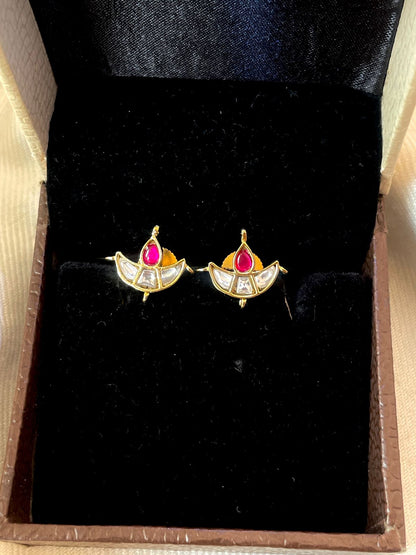 Pachi Kundan Small Stud Earring