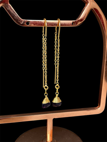 Sui Dhaga Cut Stone Earring