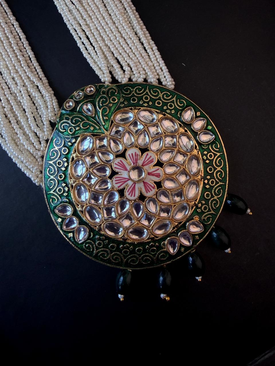 Meenakari Necklace with Earring set