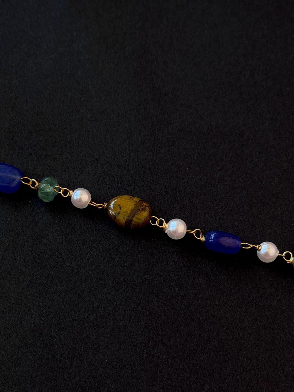 Multi Stones Beaded Mala