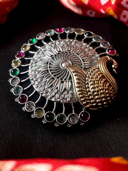 Monalisa Stone Dual Tone Partywear Ring