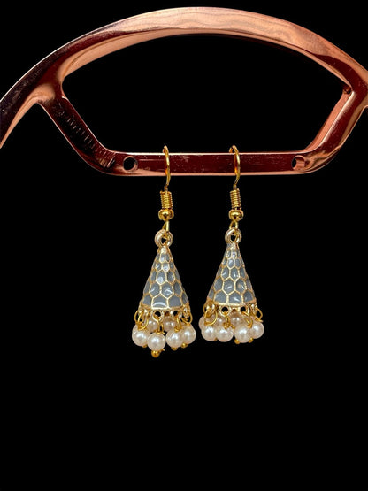 Meenakari Conical small Earring (Set of 2 pairs)
