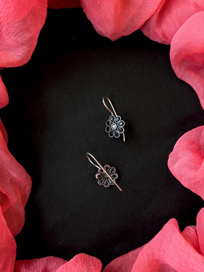 Monalisa Stone Oxidized Earring