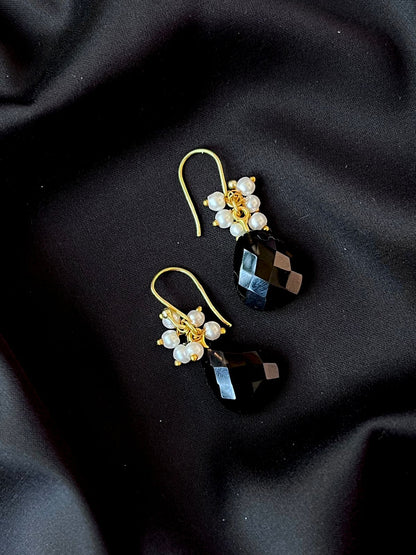 Onex Stone Gold Plated 92.5 Silver Earring