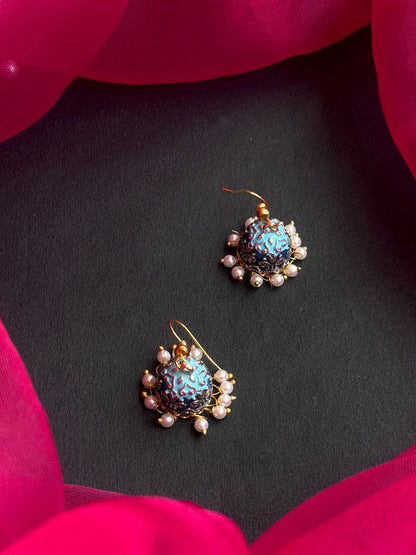 Meenakari Jhumki Earring
