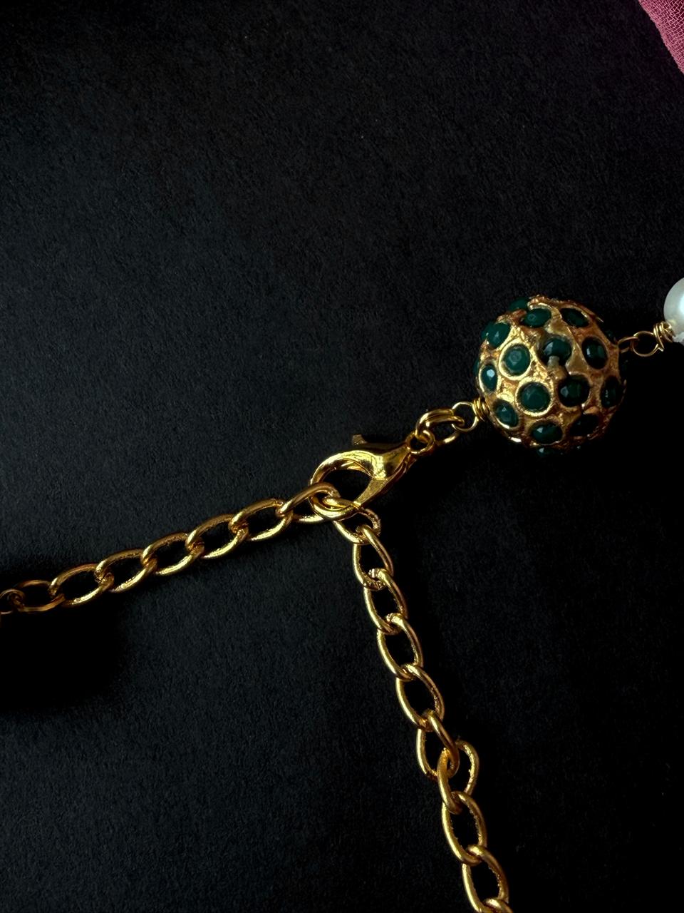 Trendy Ball Golden Necklace