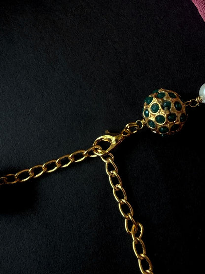 Trendy Ball Golden Necklace