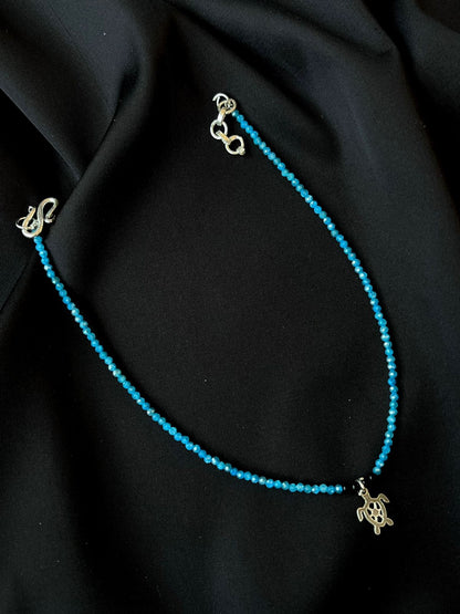 Silver Motif Beaded 92.5 Silver Anklet