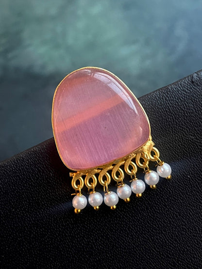 Monalisa Stone Beaded Trendy Stud Earring