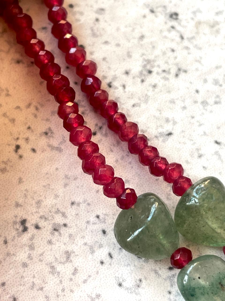 Strawberry Beads Double Layer Mala