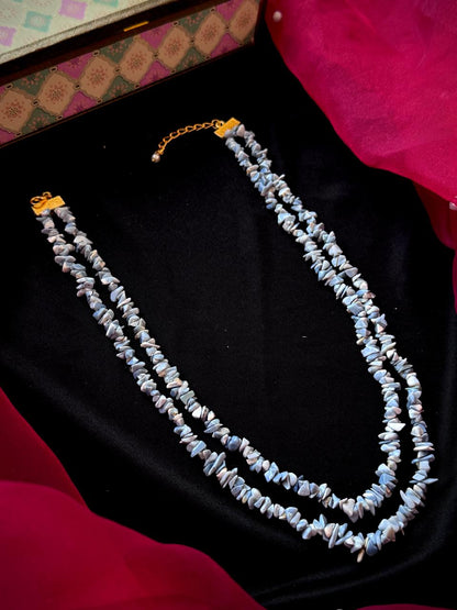 Natural Stone Double Layer Mala