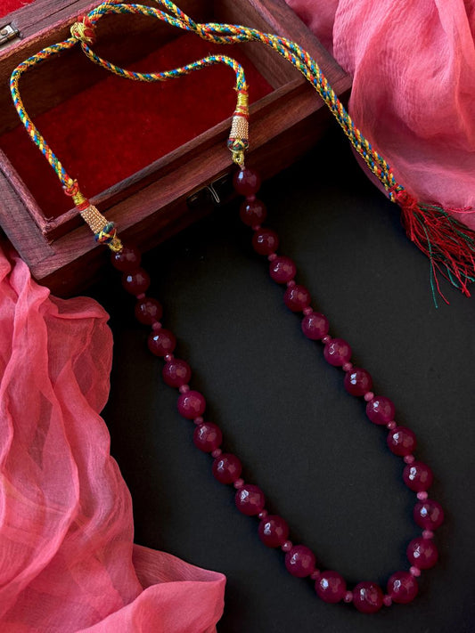 Stone Beads Mala Necklace