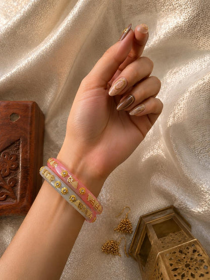 Acrylic Ethnic Jelly Bangles