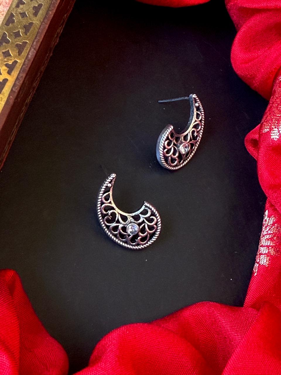 Silver Replica Geometrical Earring