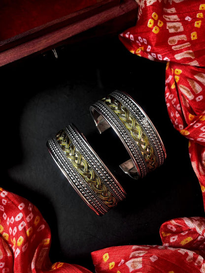 Dual Tone Openable Kada set