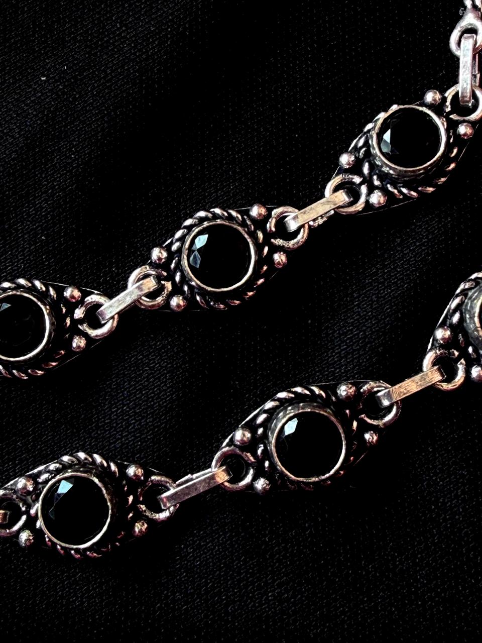 Monalisa Stone Oxidized Casual wear Anklet