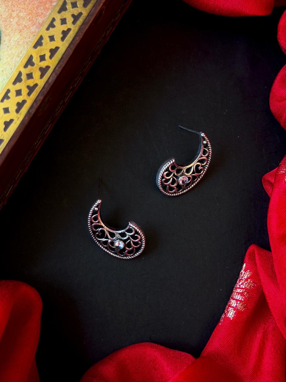 Silver Replica Geometrical Earring