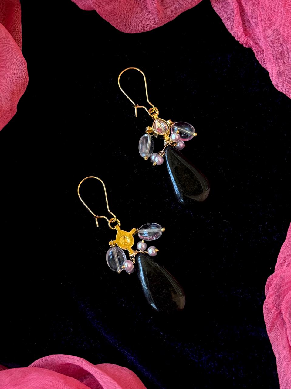 Natural Semi Precious Stone Earring