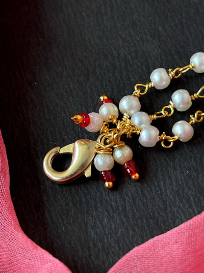 AD with Monalisa Stone Beaded Bracelet