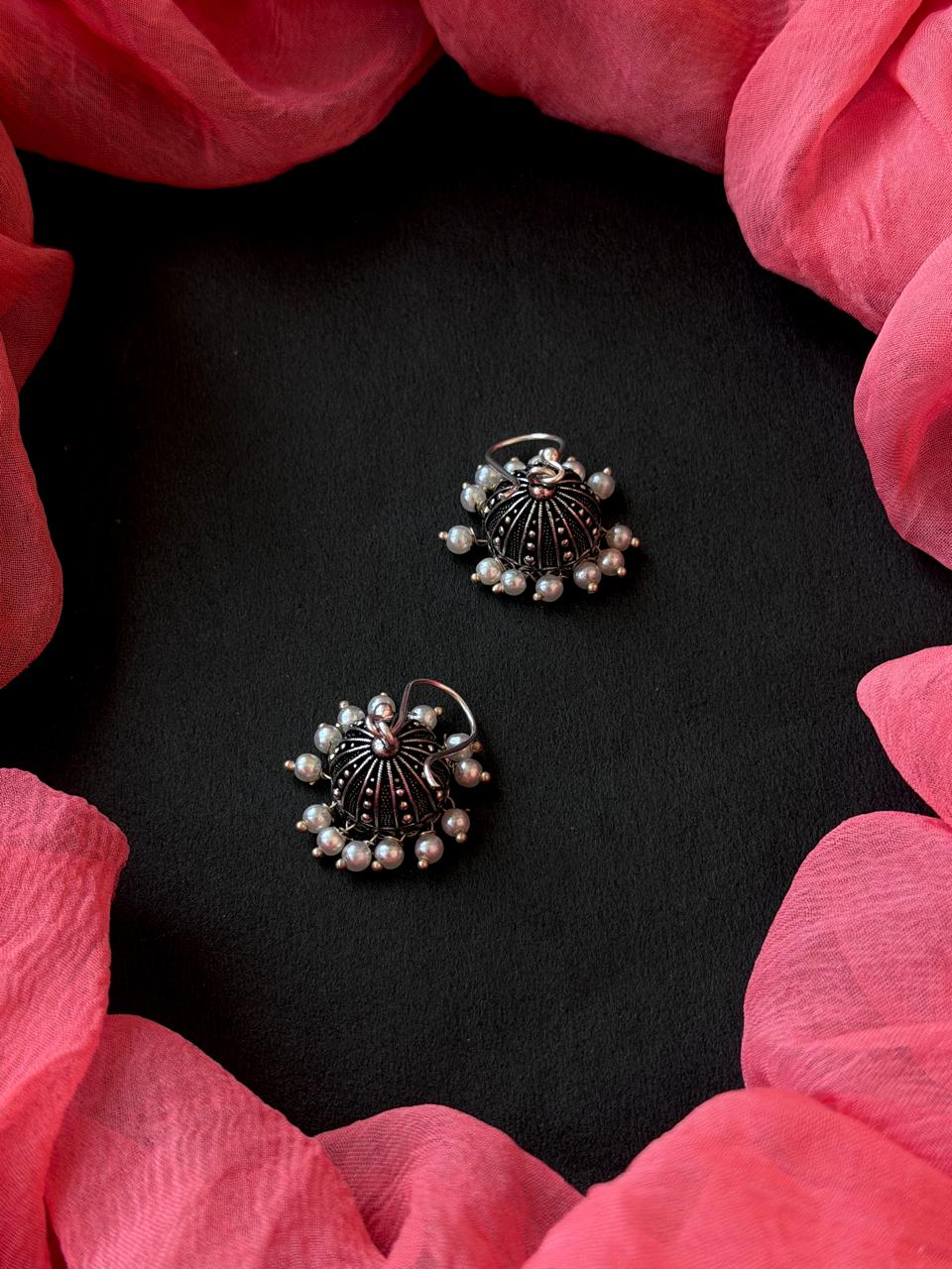 Oxidized Jhumki Earring