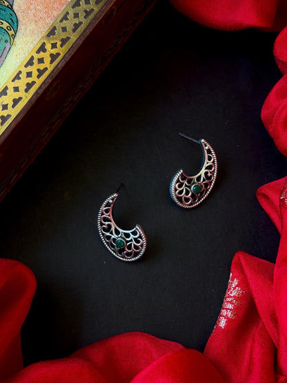 Silver Replica Geometrical Earring