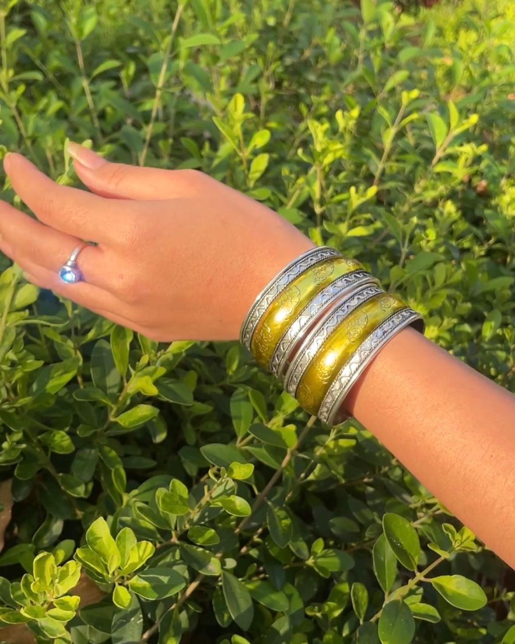Dual Tone Openable Kada set