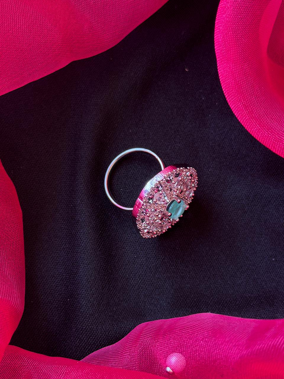 AD Stone Partywear Ring