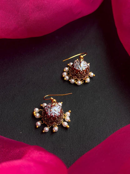 Meenakari Jhumki Earring